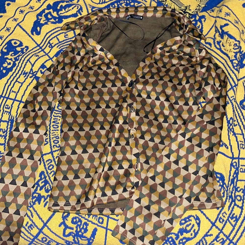 ZARA COLLARED SHIRT